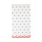 Blue Stars Scallop Napkins Red, White & Blue Holiday & Christmas Party Decor, Patriotic Tableware for BBQs, Memorial Day & Celebrations